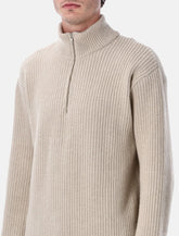Colorful Standard recycled merino wool quarter zip sweater -  | Spazio Pritelli