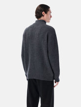 Colorful Standard recycled merino wool quarter zip sweater -  | Spazio Pritelli