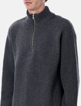 Colorful Standard recycled merino wool quarter zip sweater -  | Spazio Pritelli