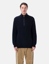 Colorful Standard recycled merino wool quarter zip sweater -  | Spazio Pritelli
