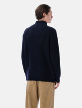 Colorful Standard recycled merino wool quarter zip sweater -  | Spazio Pritelli