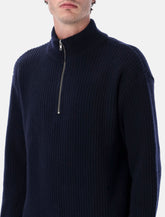 Colorful Standard recycled merino wool quarter zip sweater -  | Spazio Pritelli