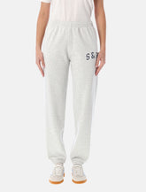 Pantaloni sportivi S&R Ivy in cotone felpato grigio mélange Sporty & Rich -  | Spazio Pritelli