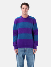 Howlin’ Shaggy Bear chunky striped wool sweater -  | Spazio Pritelli