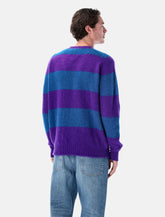 Howlin’ Shaggy Bear chunky striped wool sweater -  | Spazio Pritelli