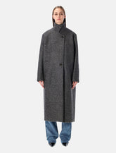 Soeur Germain long grey wool coat -  | Spazio Pritelli