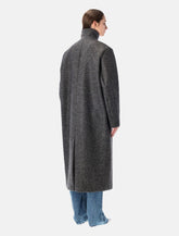 Soeur Germain long grey wool coat -  | Spazio Pritelli