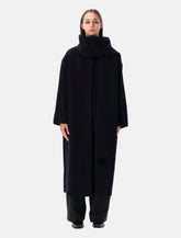 Soeur Finn long coat in navy blue -  | Spazio Pritelli