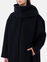 Soeur Finn long coat in navy blue -  | Spazio Pritelli
