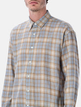 Auralee Airy Wool Check relaxed-fit shirt -  | Spazio Pritelli