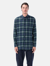 Auralee Airy Wool Check relaxed-fit shirt -  | Spazio Pritelli