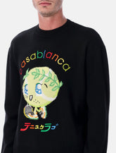 Casablanca Character Intarsia Crew sweater -  | Spazio Pritelli