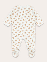 Petit Bateau chenille baby suit with leopard print -  | Spazio Pritelli
