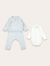 Petit Bateau set neonato in ciniglia con orsetto ricamato -  | Spazio Pritelli