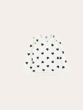 Petit Bateau cotton terry pyjamas with heart print -  | Spazio Pritelli