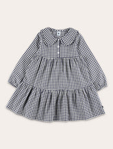 Petit Bateau Kids’ Checked Flannel Dress -  | Spazio Pritelli