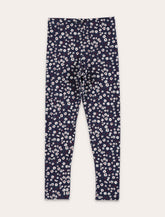 Petit Bateau girls’ floral printed cotton leggings -  | Spazio Pritelli