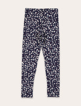 Petit Bateau girls’ floral printed cotton leggings -  | Spazio Pritelli