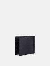 Valentino Garavani VLogo Signature Grainy Calfskin Bi-Fold Wallet with Money Clip -  | Spazio Pritelli