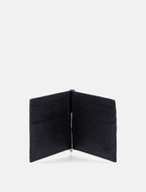 Valentino Garavani VLogo Signature Grainy Calfskin Bi-Fold Wallet with Money Clip -  | Spazio Pritelli