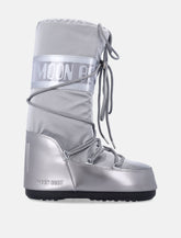 Moon Boot Icon glance satin knee-high boots -  | Spazio Pritelli