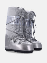 Moon Boot Icon glance satin knee-high boots -  | Spazio Pritelli