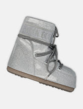 Moon Boot icon low silver glitter ankle boots -  | Spazio Pritelli