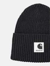 Sacai x Carhartt WIP berretta in lana a coste -  | Spazio Pritelli
