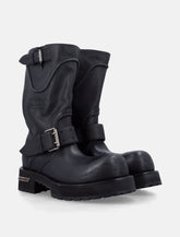Balenciaga Venom Boot in Black Leather -  | Spazio Pritelli