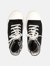 Rick Owens DRKSHDW Woman's Double Bumper Sneaks in Black/Milk -  | Spazio Pritelli