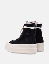 Rick Owens DRKSHDW Woman's Double Bumper Sneaks in Black/Milk -  | Spazio Pritelli