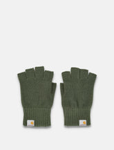 Carhartt WIP Logo fingerless knit mittens -  | Spazio Pritelli
