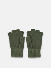 Carhartt WIP Logo fingerless knit mittens -  | Spazio Pritelli