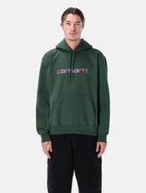 Carhartt WIP hooded sweatshirt with embroidered logo -  | Spazio Pritelli