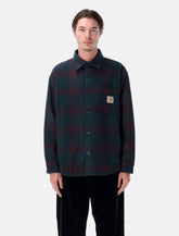 Carhartt WIP Brennan checked wool shirt jacket -  | Spazio Pritelli
