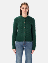 Polo Ralph Lauren Wool and Cashmere Cable-knit Cardigan -  | Spazio Pritelli