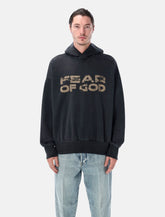 Felpa con cappuccio nera in cotone di Fear of God -  | Spazio Pritelli