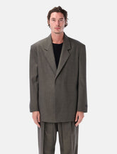 Fear of God chevron wool single-breasted blazer -  | Spazio Pritelli