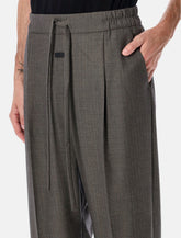 Fear of God heather chevron wool drawstring pants -  | Spazio Pritelli