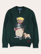Kid - Polo Bear Cotton Jumper -  | Spazio Pritelli