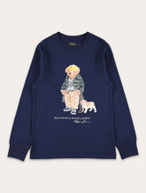 Kid - Polo Bear Cotton Long-Sleeve T-Shirt -  | Spazio Pritelli