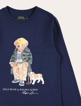 Kid - Polo Bear Cotton Long-Sleeve T-Shirt -  | Spazio Pritelli