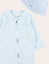 Light blue cotton babygrow set Polo Ralph Lauren -  | Spazio Pritelli