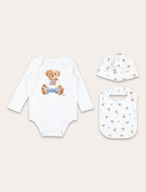 Polo Ralph Lauren Polo Bear Cotton 3-Piece Baby Gift Set -  | Spazio Pritelli