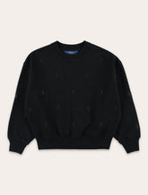 Polo Ralph Lauren Kids black sweatshirt with embroidered pony motif -  | Spazio Pritelli