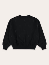 Polo Ralph Lauren Kids black sweatshirt with embroidered pony motif -  | Spazio Pritelli
