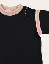 Black sweatshirt with striped details Marni Kids -  | Spazio Pritelli