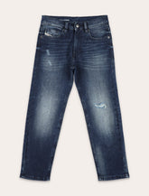 Kid - Diesel 2010-J Regular Fit Distressed Jeans -  | Spazio Pritelli