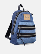 Marc Jacobs The Biker colorblock denim medium backpack -  | Spazio Pritelli