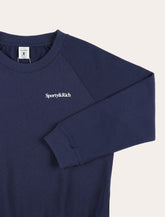 Felpa a girocollo blu con logo di Sporty & Rich Kids -  | Spazio Pritelli